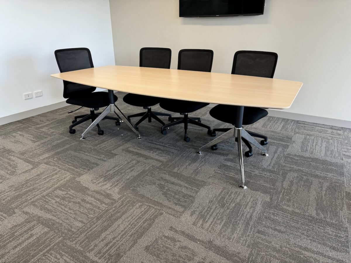 Modern 2.4m x 1.2m Conference Table - Image 6