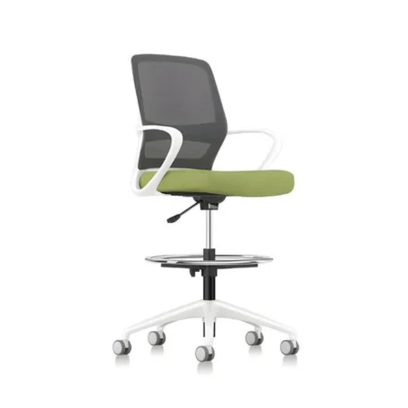 High Stool Dolphin Self-adaptive Office Task Chair with stool height