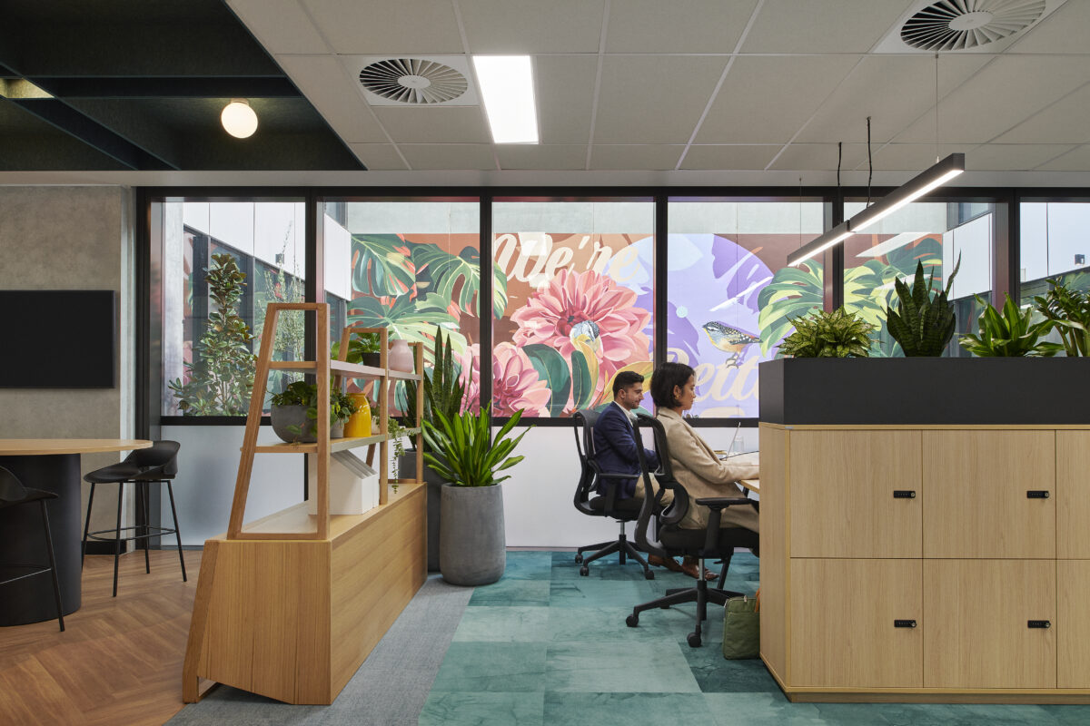 Office Storage Lockers with Planter Boxes - Image 5