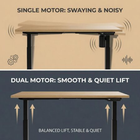 Dual Motor Electric Standing Desk